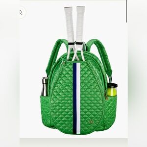 BRAND NEW! Oliver Thomas 24 + 7 Tennis Backpack in Spring Green